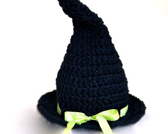 Baby Witch Hat, Baby Halloween Costume, Newborn Halloween Costume, Newborn Witch Hat, Infant Halloween Costume, Baby Witch Costume