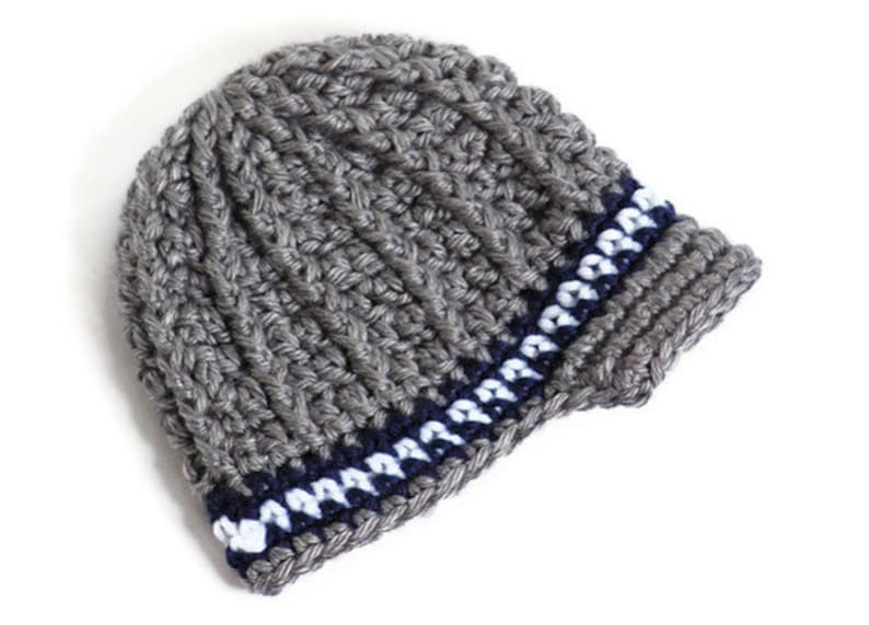 Newborn Baby Newsboy Hat Grey Hat Baby Boy Newsboy Cap Etsy