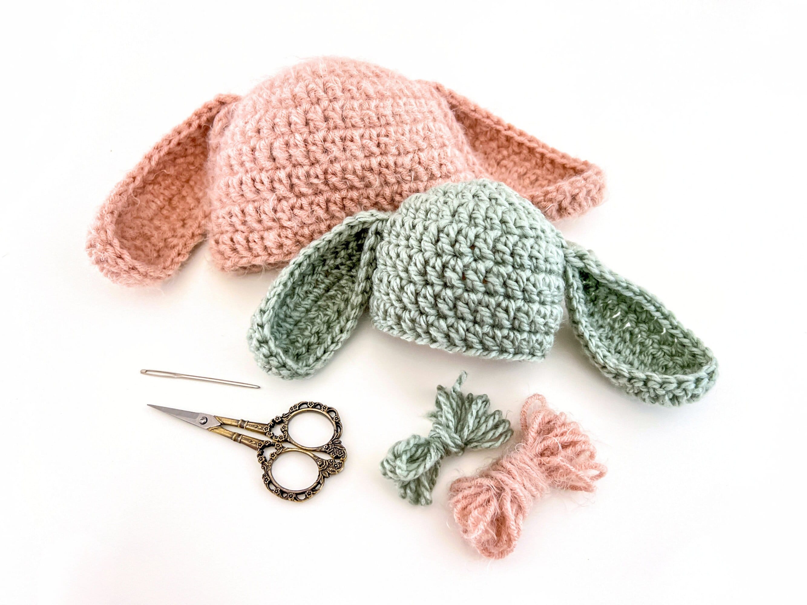 37 Bunny Beanie Crochet Patterns: Perfect for Every Skill Level and Season! 1 Bunny Hat Crochet Pattern: Easy Bulky Yarn Beanie