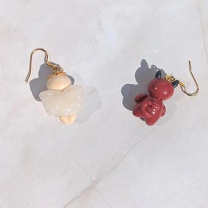 Angel And Devil Dangle Earrings