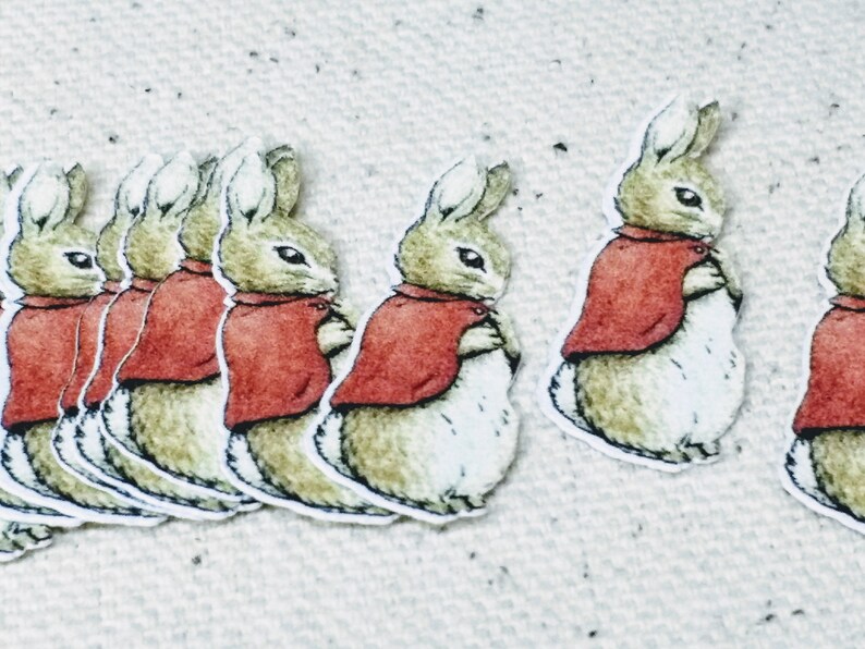 Mopsy Cottontail MINI Cutouts Peter Rabbit Confetti Etsy