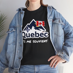 Quebec Maple Leaf T-Shirt: Canada Souvenir Top