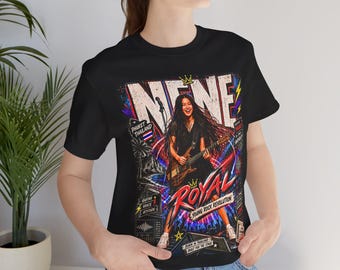 Rock Guitarist Poster Art Tee | NENE Royal Tour Graphic T-Shirt