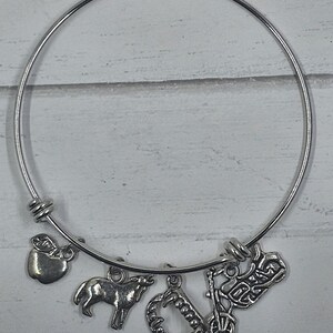 The Walking Dead Inspired Charm Bracelet