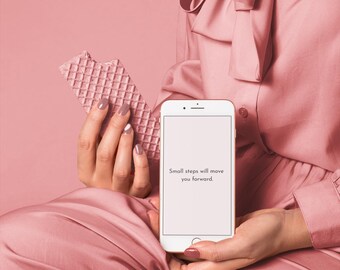 30 Instagram Canva Templates for Coaches & Creators, Feminine IG Post Bundle, Editable Blush and Neutrals Social Media Templates