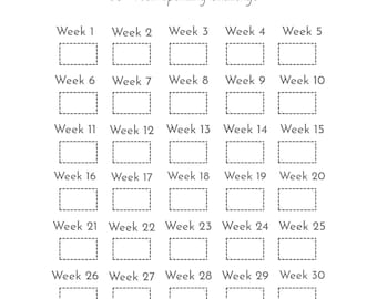 35-Week Workday Spending Challenge | Weekly Progress Tracker