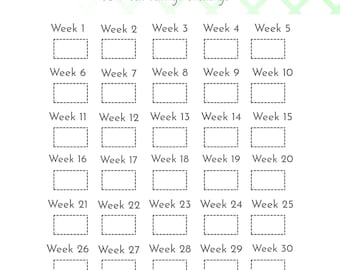 Weekly Savings Challenge | 35-Week Money Saving Printable