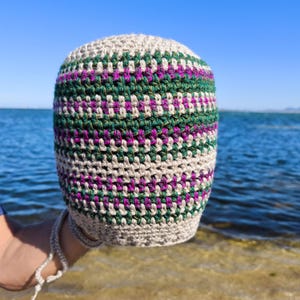 XL TIDE-KISSED Dreadlocks-net, rasta-net, rasta-tam, dreadlocks-tam, tam-hoed, dreadlocks-hoed, rasta-hoed, slouchy muts dreadlocks