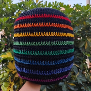 XXL IRIS Dreadlocks Mesh, Rasta Mesh, Rasta mütze, Dreadlocks mütze, Rasta mütze, Dreadlocks slouchy beanie
