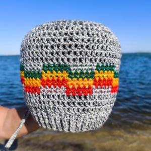 L WAVING FLAG Dreadlocks Crown, Rasta Crown, Rasta tam, Dreadlocks tam, Tam hat, Dreadlocks hat, Rasta hat, Dreadlocks slouchy beanie