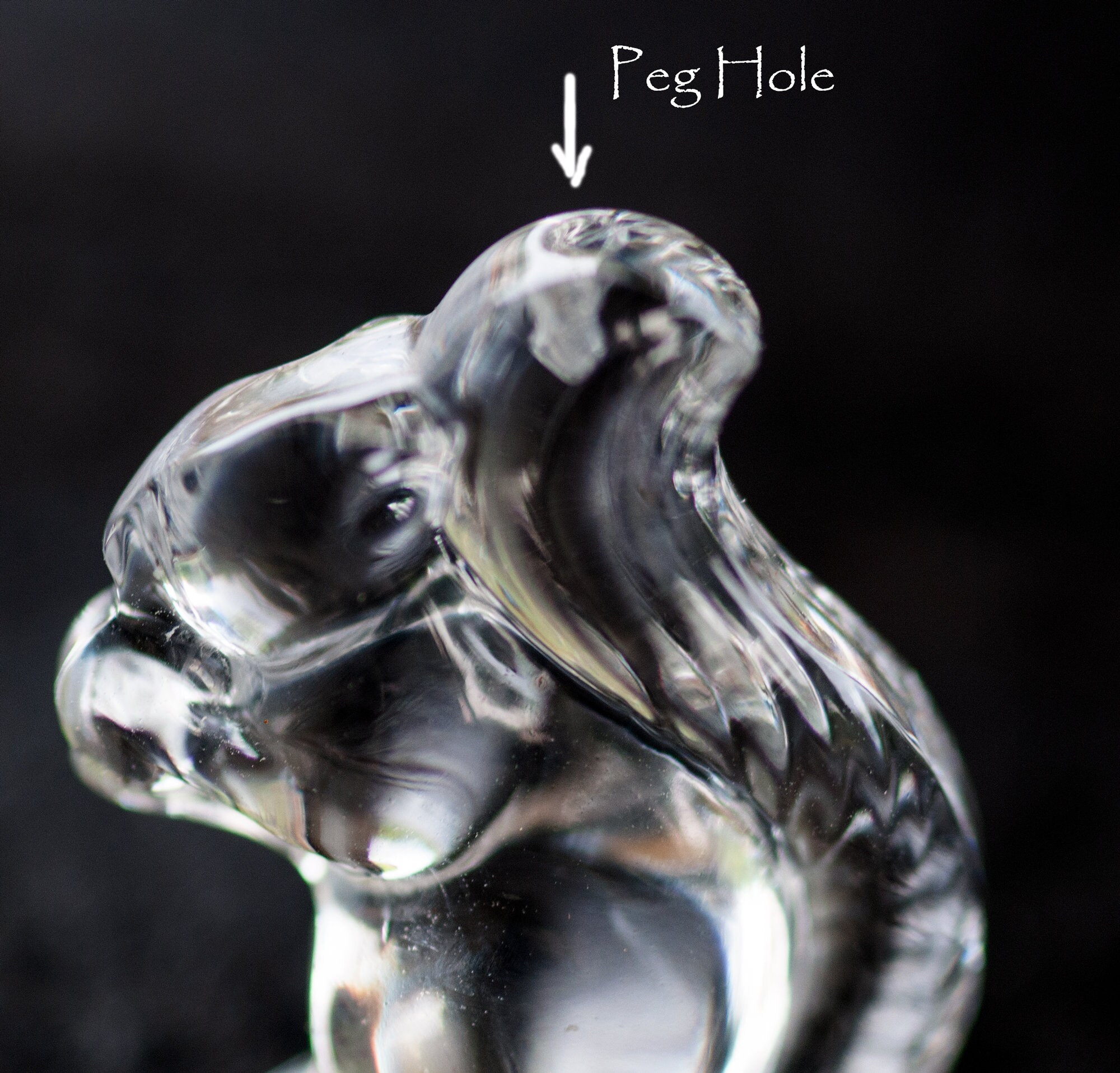 スワロフスキー リス！ヴィンテージ 20 mm クリア スワロフスキー