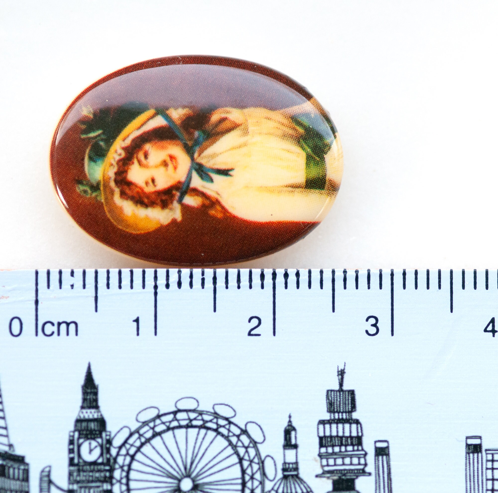 ヴィンテージ 25 x 18 mm ジャック・ルイ・ダヴィッド作 モレ