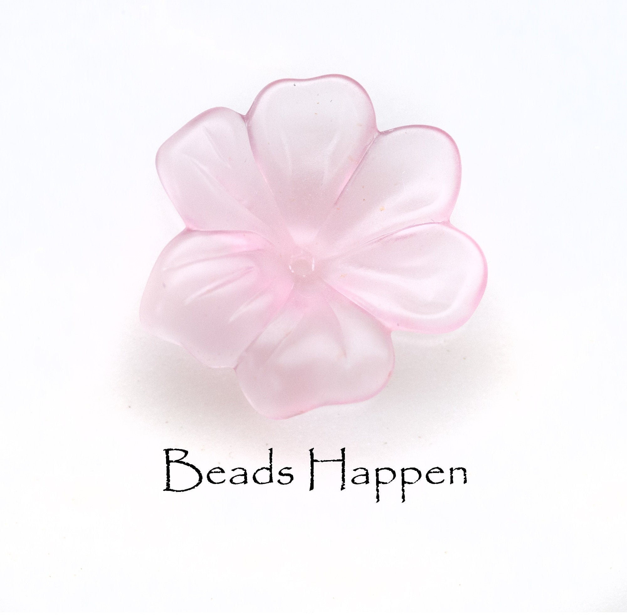 30mm Pink Rose Flower Six Petals Resin Flowers Floral Etsy