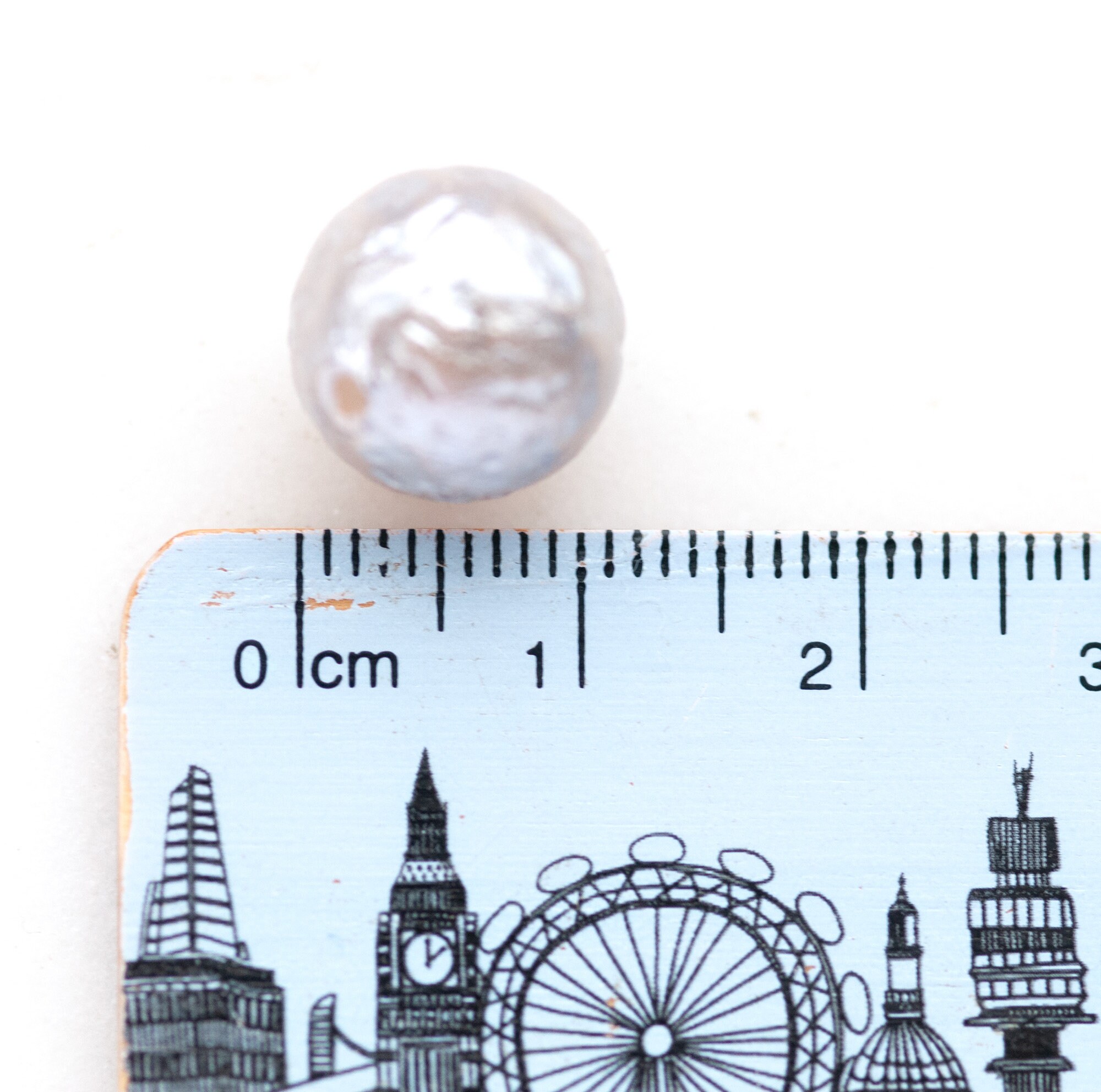 12mm Textured Bumpy Silvery Glass Pearls Pearl Beads From Czech ...