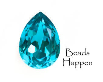 Swarovski 4320 18x13mm Crystal Moonlight F, Pear Stone - Etsy