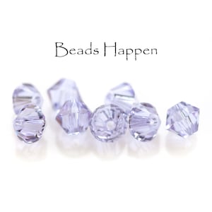 5mm SWAROVSKI Violet Purple Bicone Xilion Beads, Swarovski Crystal Beads Bead, Article 5328, Austria, Austrian, Quantity 8