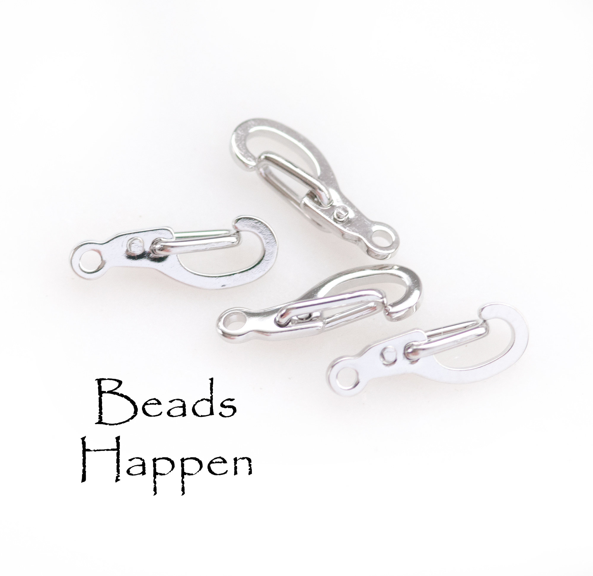 14mm Spring-loaded Clasps, Silvery Plated, Lobster Clasp, Delicate ...
