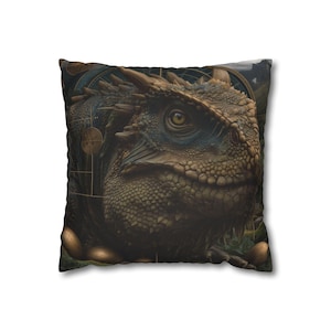 Fantasy Dragon Pillowcase, Decorative Pillow Cover for Home Decor, Gift for Fantasy Lovers, Unique Throw Pillow, Cozy Accent