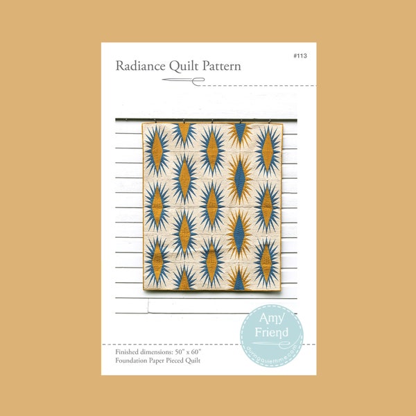 Radiance Quilt Pattern --PDF