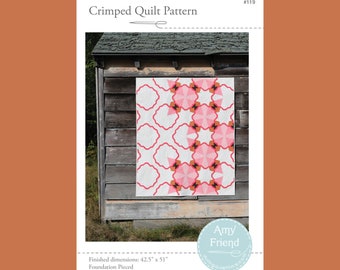 Crimped Quilt Pattern --PDF