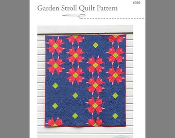 Garden Stroll Quilt Pattern --PDF