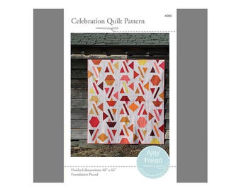 Celebration Quilt Pattern with Bonus Coloring Sheet