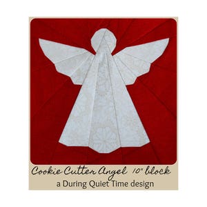 Cookie Cutter Engel Papier zusammengestellt Muster