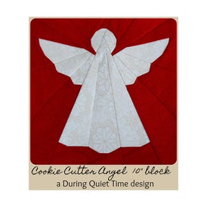 Cookie Cutter Angel Paper Pieced Pattern