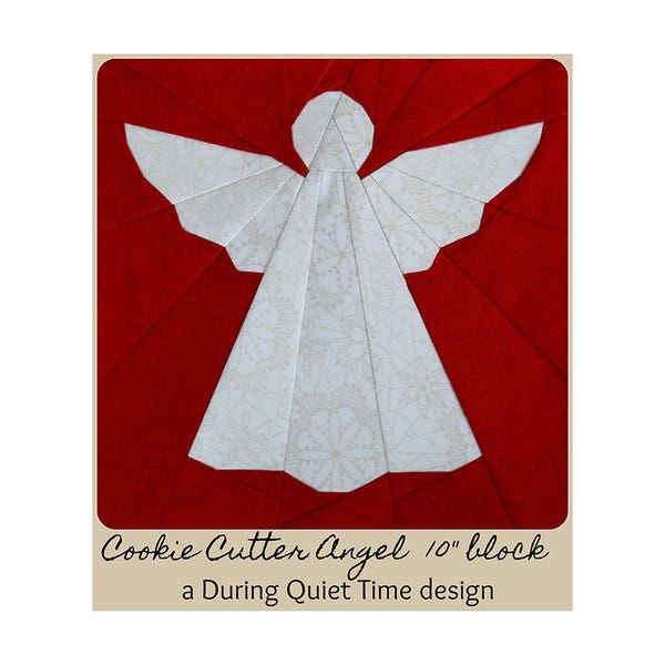 Cookie Cutter Angel papier stukjes patroon