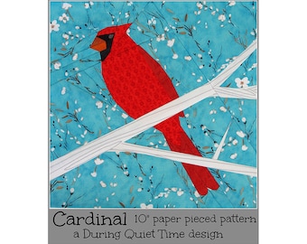 Cardinal Paper Pieced Pattern