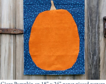 Giant Pumpkin Paper Pieced Pattern