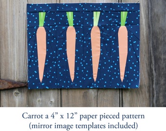 Carrot Paper Pieced Pattern