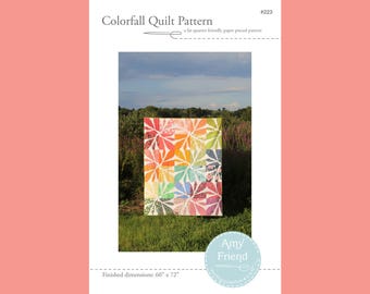 Colorfall Quilt Pattern --PDF