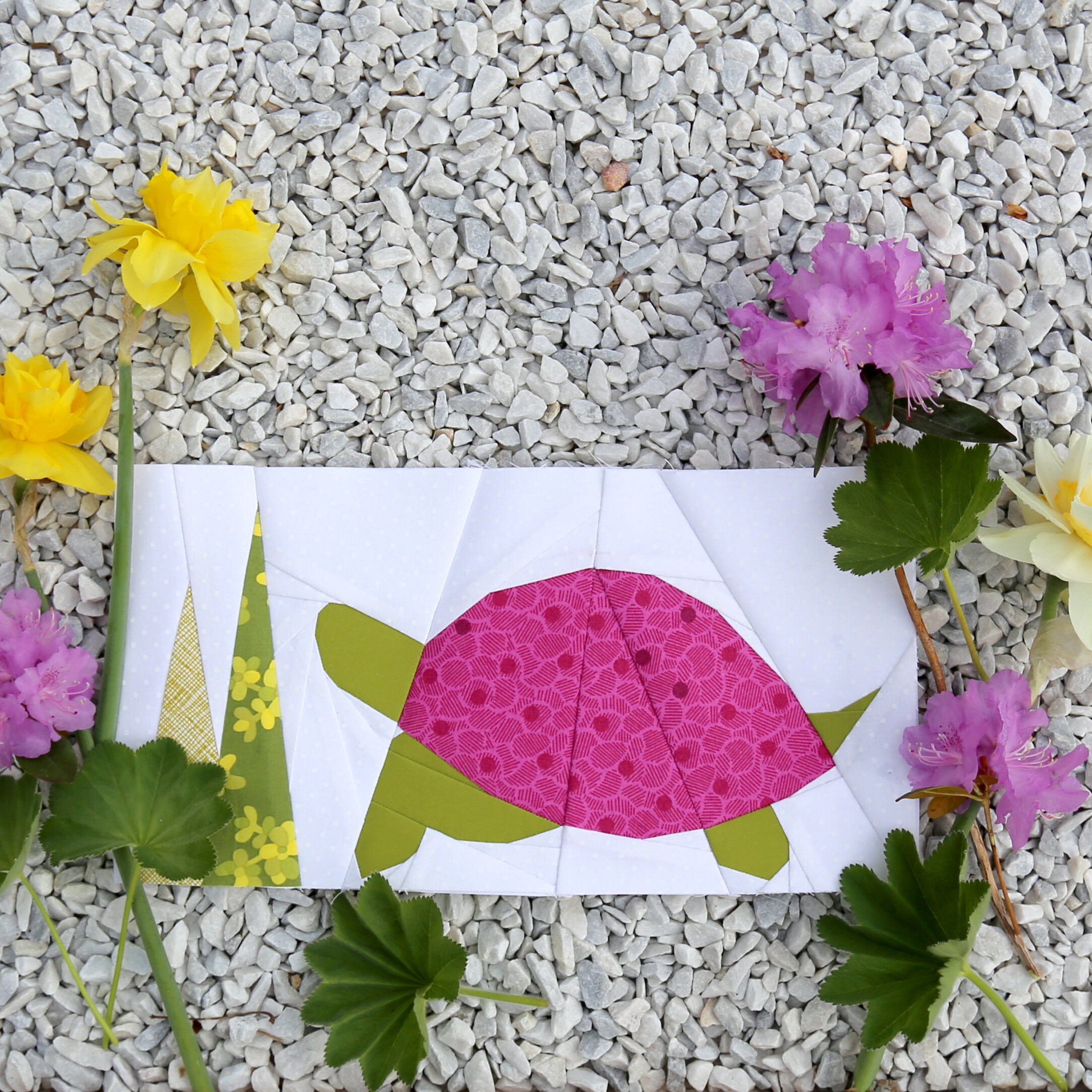 Garden Turtle Paper Pieced Pattern - Etsy