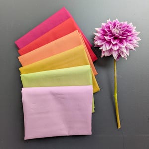 Curated Half Yard Fabric Bundle (Dahlia Inspired)
