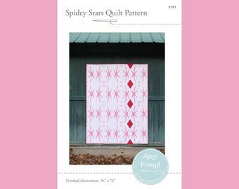 Spidey Stars Quilt Pattern --PDF