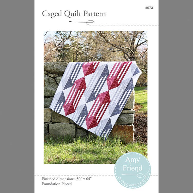 Caged Quilt Pattern PDF image 1