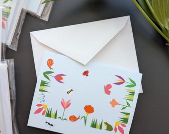 Field + Flutter Set of Notecards