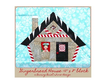 Gingerbread House Paper Pieced Pattern