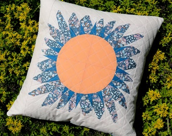 Modern Flower Pillow Cover