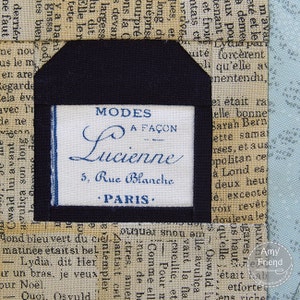 Parisian Dress Shop Window Paper Pieced Pattern image 3