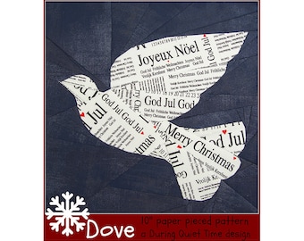 Dove Paper Pieced Pattern