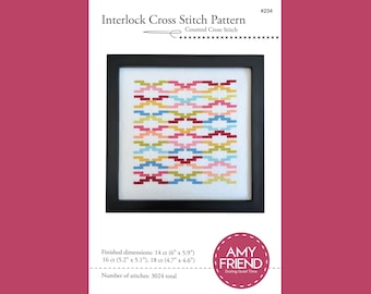 Interlock kruissteekpatroon