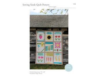 Sewing Seeds Quilt Pattern --PDF