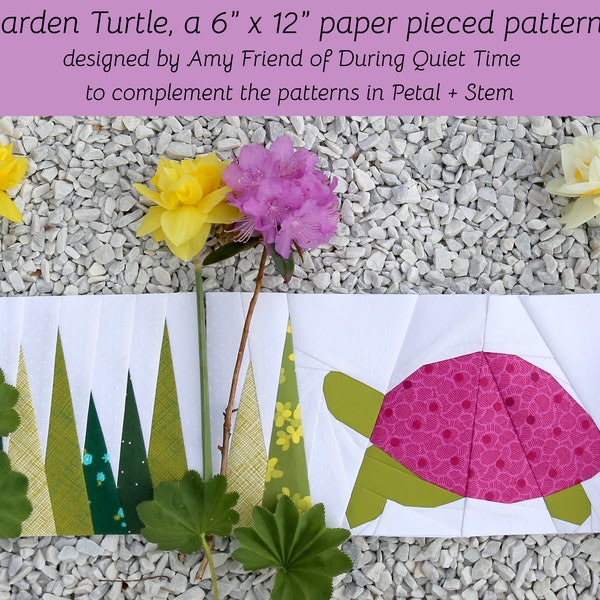 Paper Pieced Turtle Pattern - Etsy