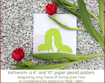 Inchwurm Papierstückmuster