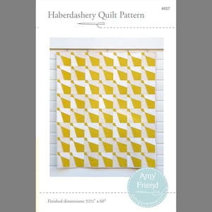 Haberdashery Quilt Pattern --Paper