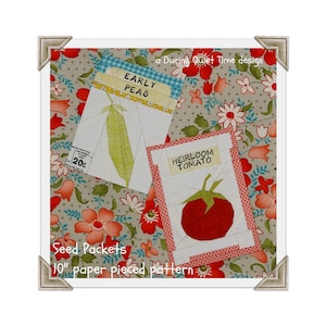 Seed Packets Paper Pieced Pattern