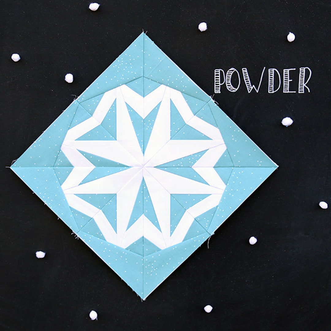 Powder Paper Pieced Snowflake Pattern - Etsy
