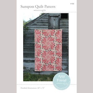 Sunspots Quilt Pattern --PDF